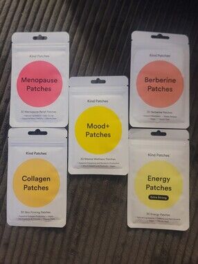 5 PACKS OF BRAND NEW KIND PATCHES